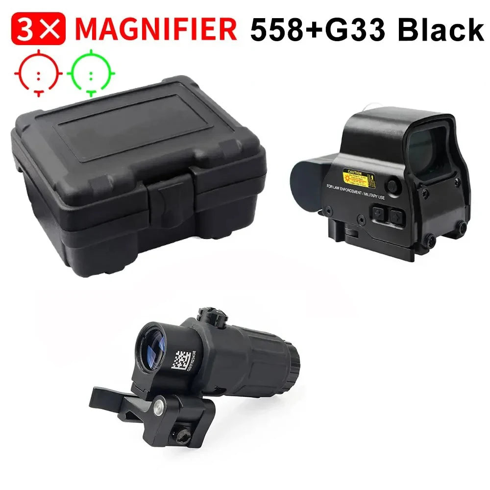 558+G43 Holographic Red Dot Sight Combo with QD Mount