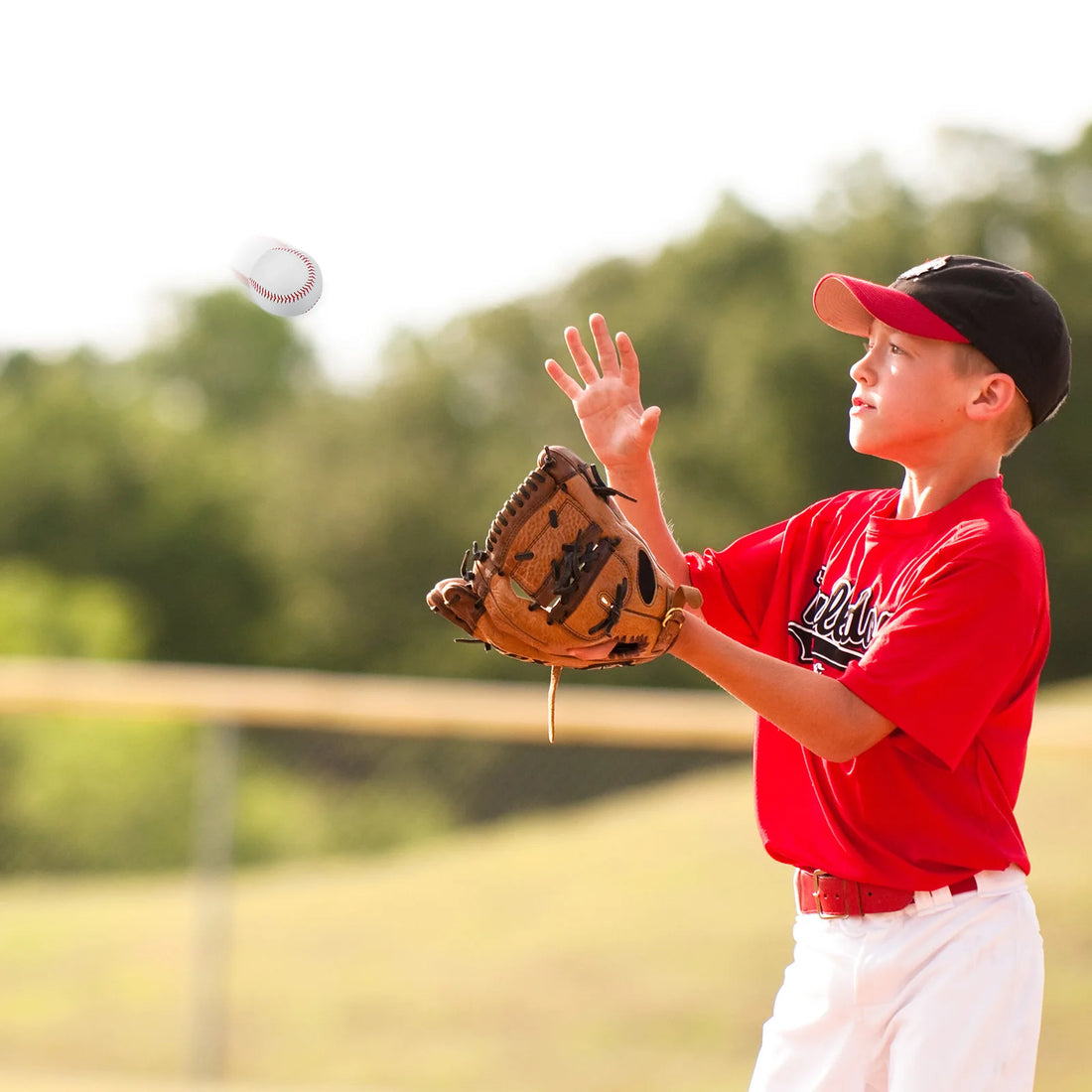 9" Leather Training Baseballs – 6 Pack