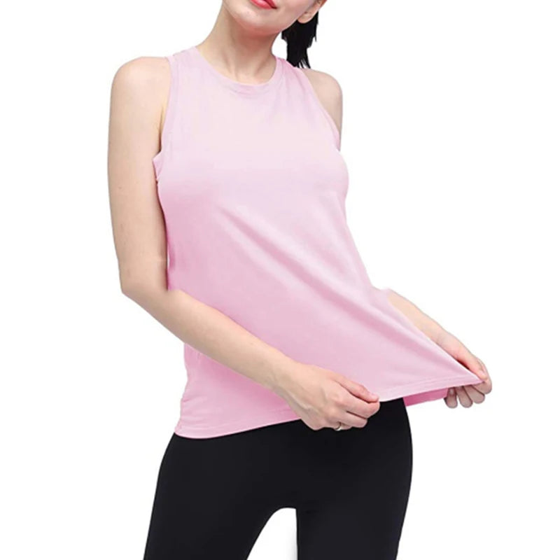 Women’s Sleeveless Yoga Tank Top