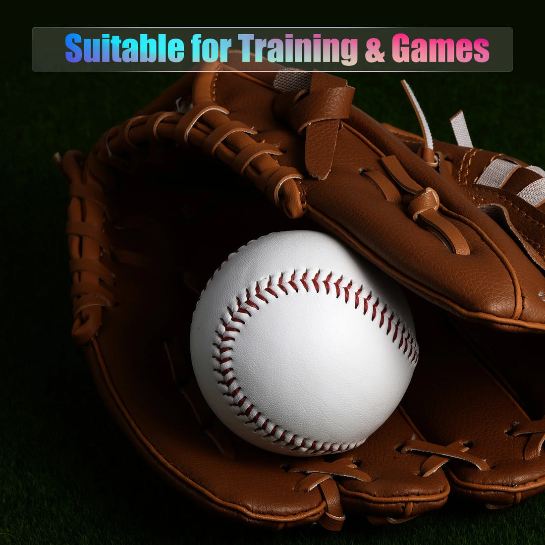 9" Leather Training Baseballs – 6 Pack