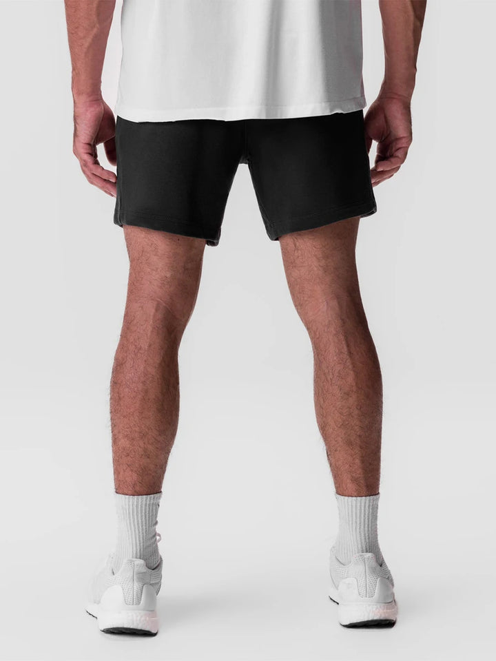 Men’s Elastic Waist Gym Shorts with Pockets