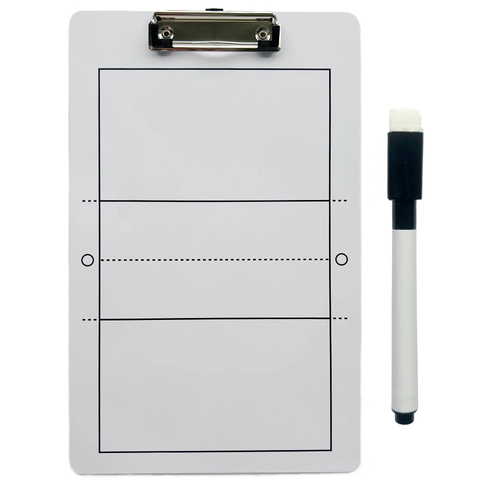 Volleyball & Basketball Coach Tactic Board 13.7"x8.6"