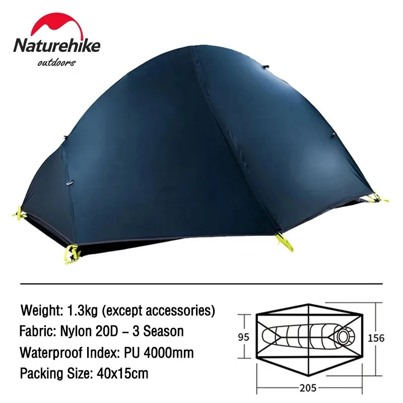 Naturehike Ultralight 1-Person Waterproof Backpacking Tent